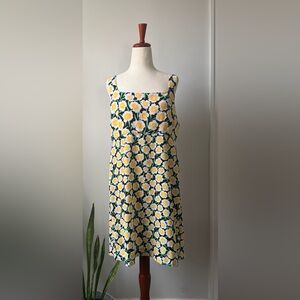 Diane Von Furstenberg x target Yellow Floral Mini Dress Size 12